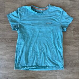 Patagonia Organic Cotton T-Shirt Graphic Logo Tee Short Sleeve XS